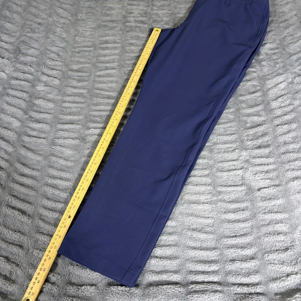 Under Armour Mens Navy Blue Performance Golf Pants Stretch Waist 38/32 AR114